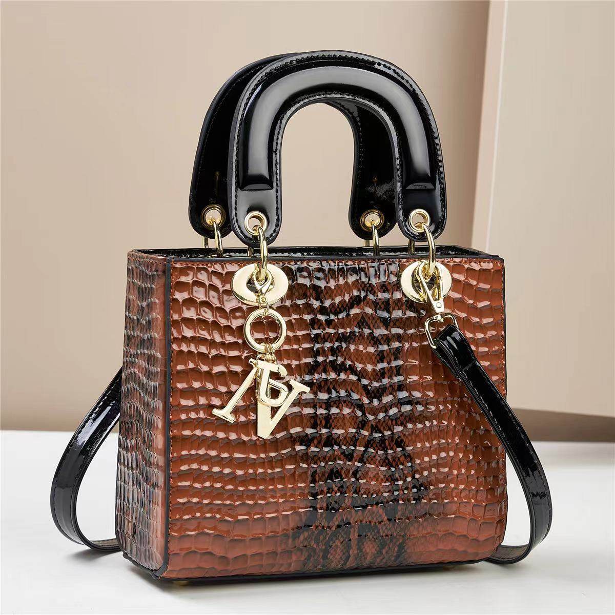 Buycenter Women's Shoulder Messenger Bag - Snakeskin & Nail Pattern Styles - Buy Center
