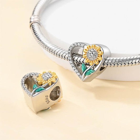 Panjia Style 925 Sterling Silver Beads Pendant - Elegant DIY Keychains - Buy Center