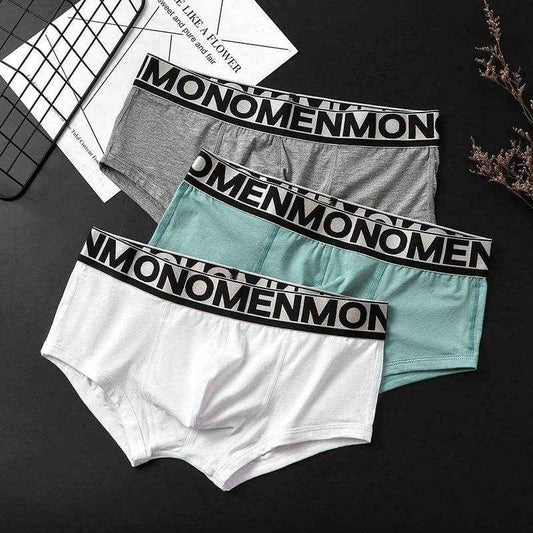 Classic Men's Boxers - Low Waist Stretch Underwear in Trendy Colors