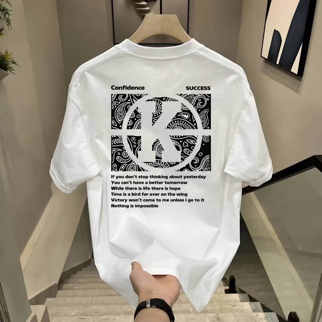 All-Match Summer Cotton T-Shirt for Ladies - Loose Fit Short Sleeve Style - Buy Center
