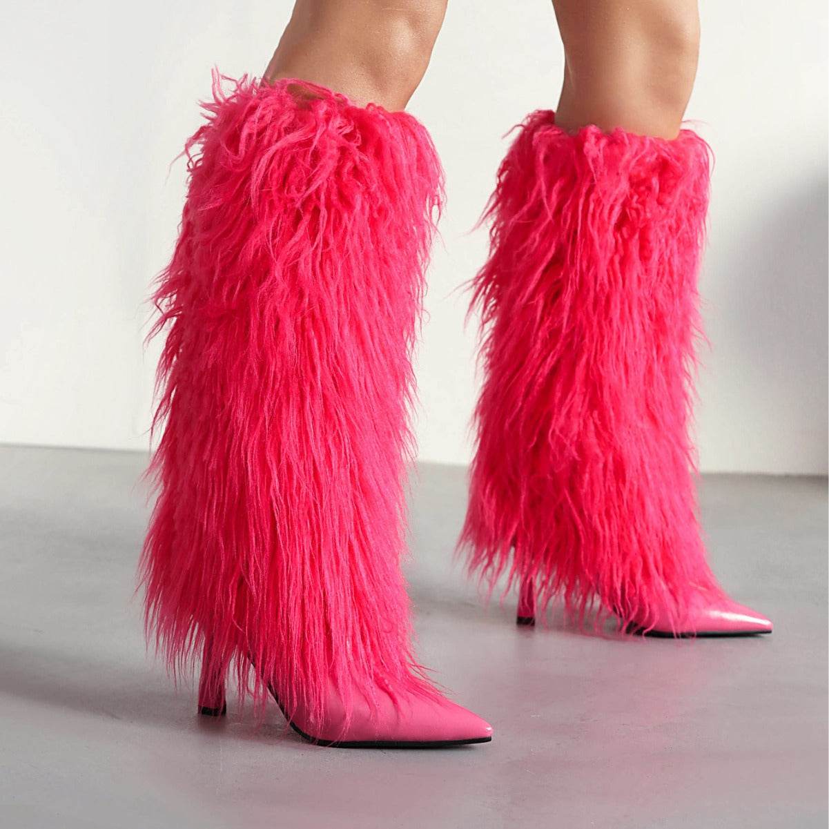 Stylish Stiletto Heel Women's High Boots - Sizes 33-46 for Autumn/Winter - Buy Center