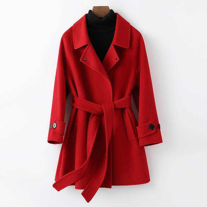 Buycenter Reversible Cashmere Coat for Women - Chic Loose Fit & Stylish - Buy Center
