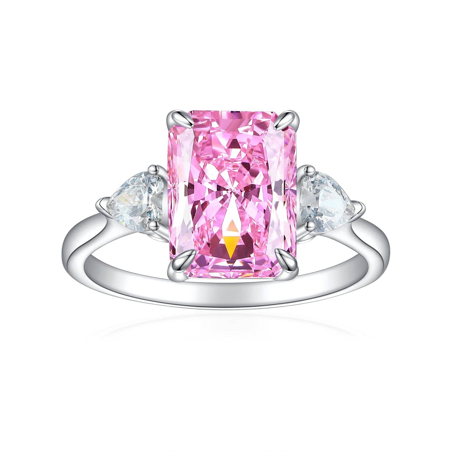 Buycenter S925 Colorful Rhinestone Ring - Stylish Women's Jewelry - Buy Center