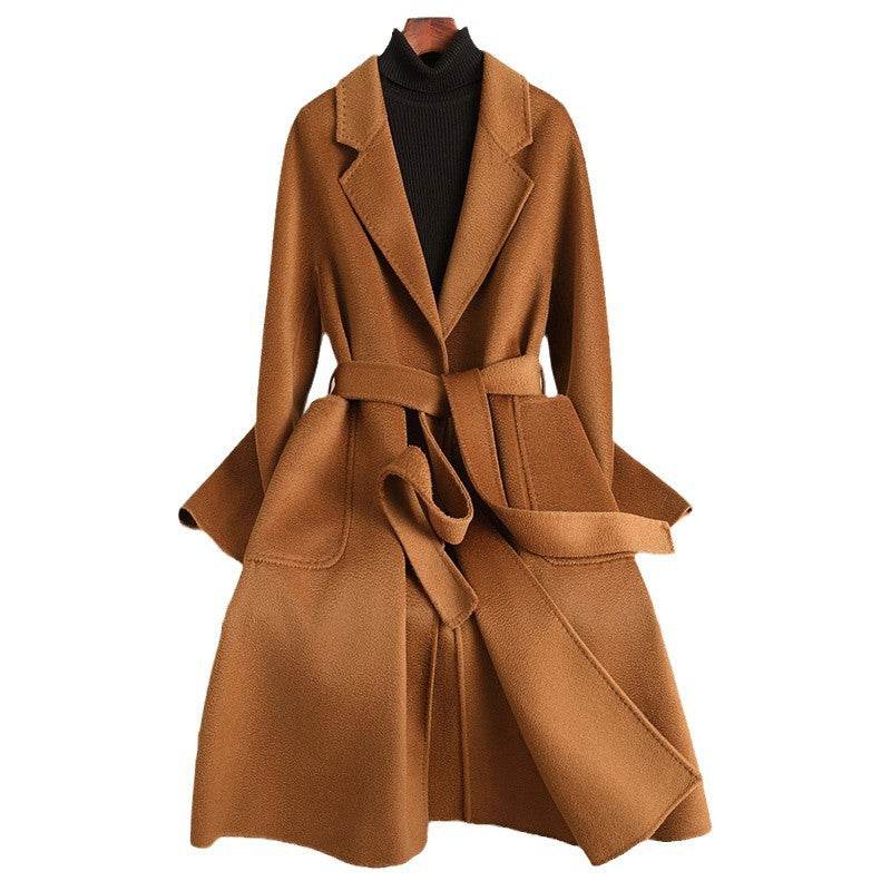 Buycenter Double-sided Woolen Coat - Urban British Style, Handmade Quality - Buy Center