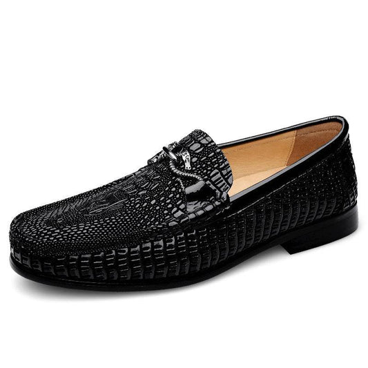 Buycenter Gommino Men's Leather Shoes - Soft Cowhide, Low Heel Design - Buy Center