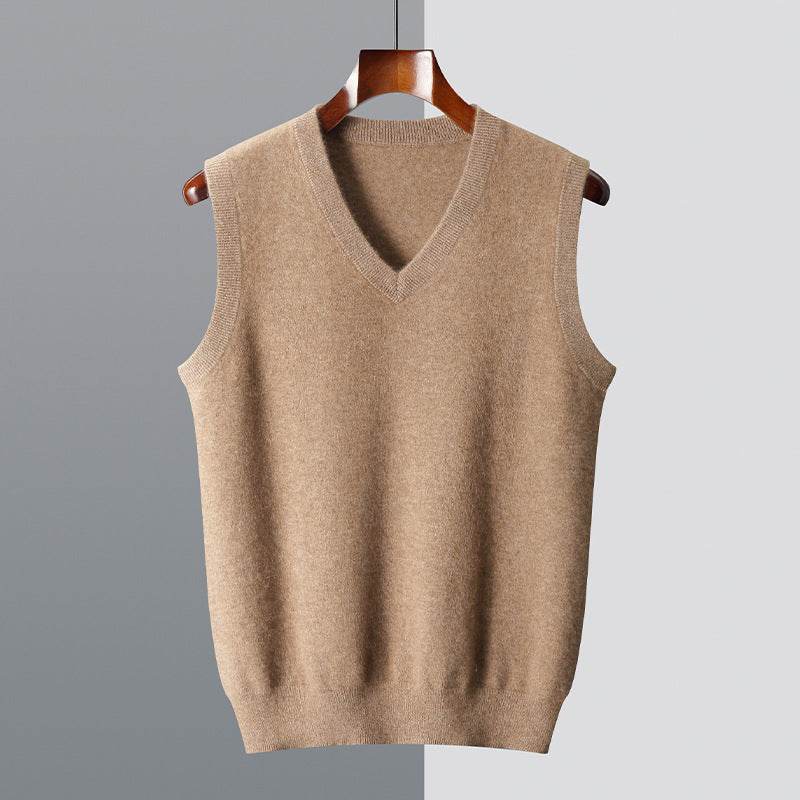 Stylish Men's V-Neck Vest Sweater - Casual & Trendy Fashion 2025 - Buy Center