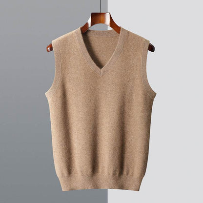 Stylish Men's V-Neck Vest Sweater - Casual & Trendy Fashion 2025 - Buy Center