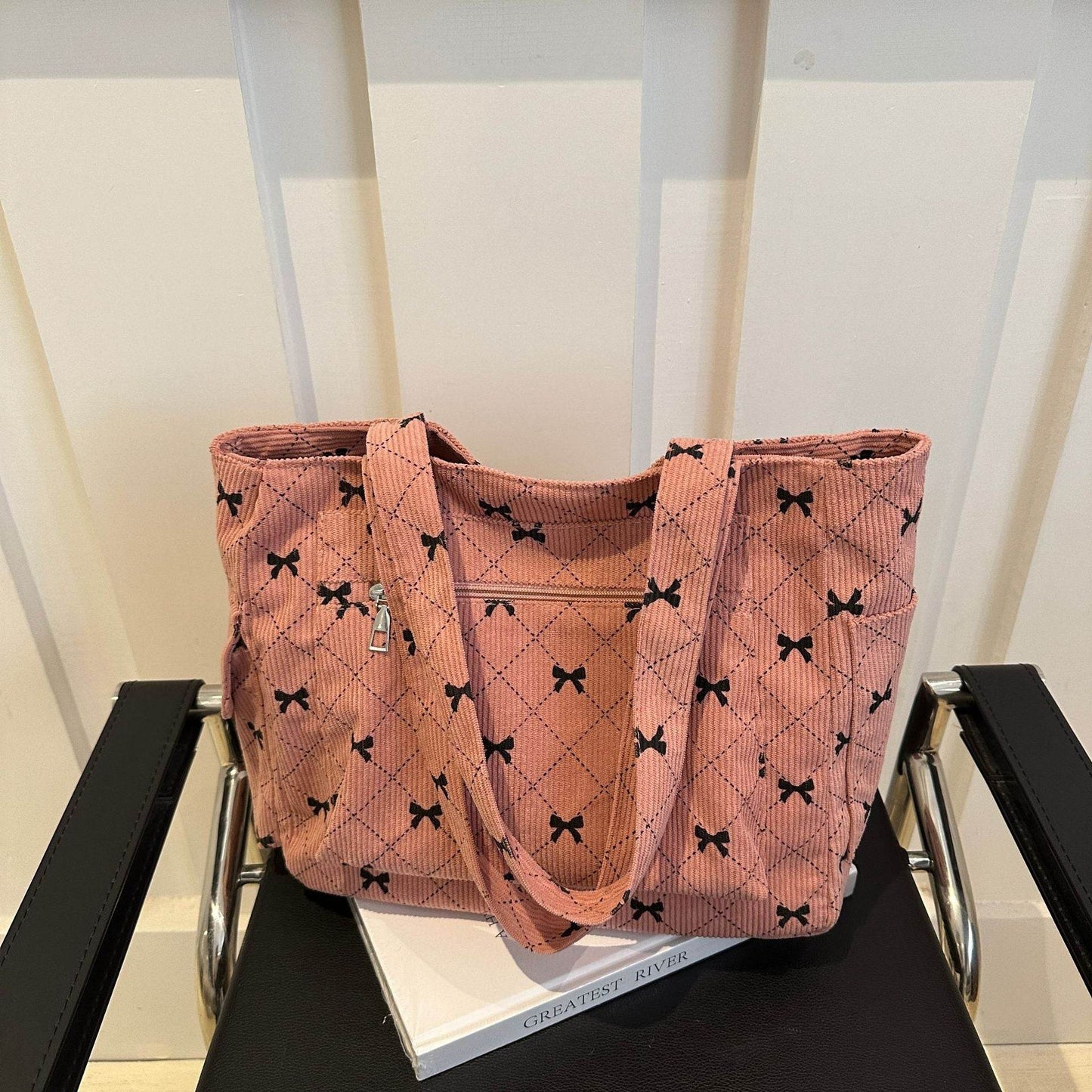 Buycenter Simple Stylish Underarm Tote Bag - Trendy Canvas Clutch - Buy Center