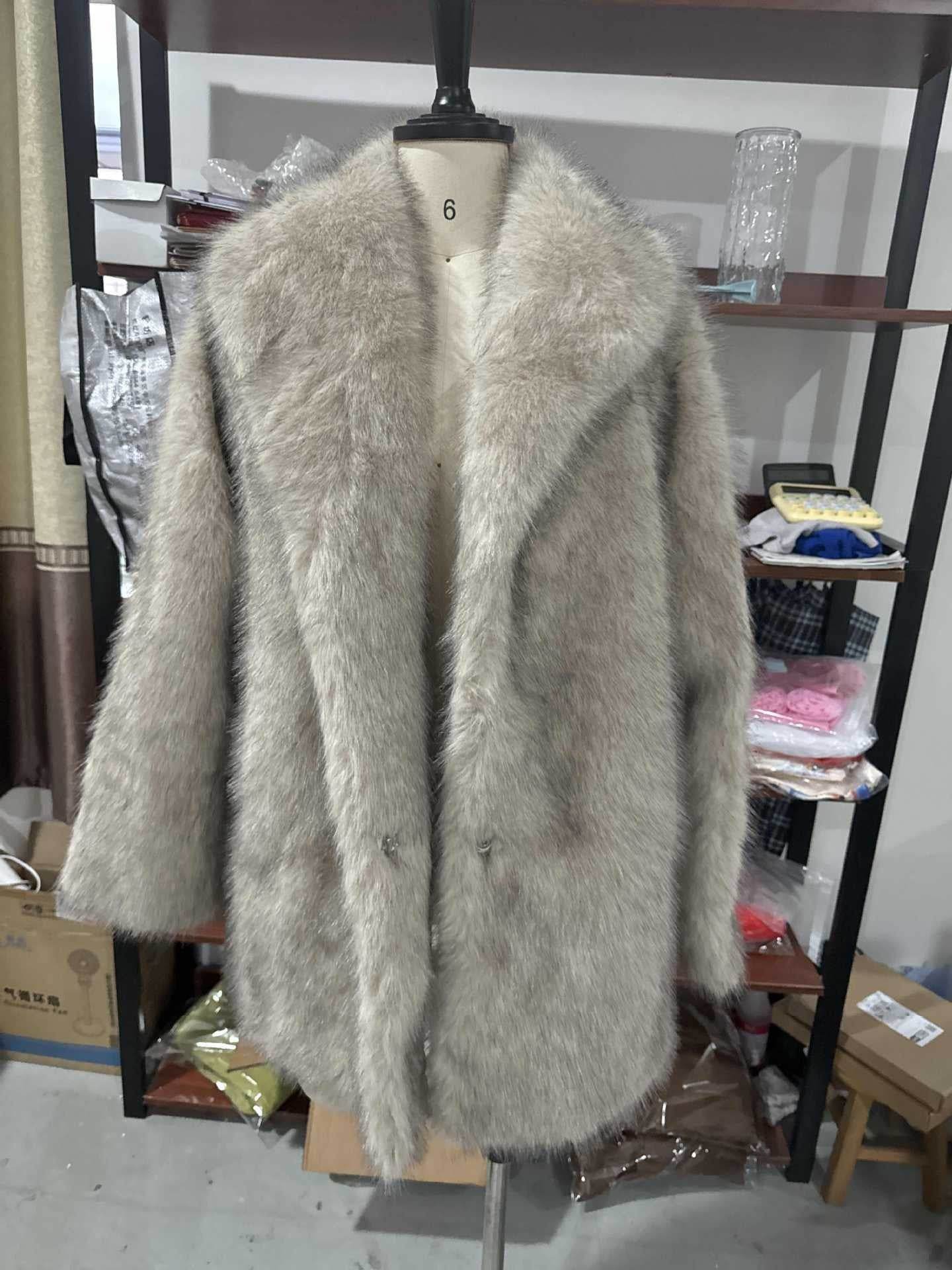 Women's Casual Furry Jacket - Stylish Lapel, Warm & Comfortable - Buy Center