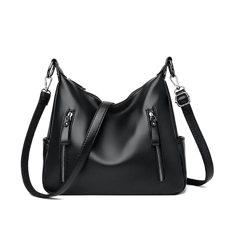 Fashion All-Match Messenger Bag - Trendy Dumpling Shape & Soft PU - Buy Center