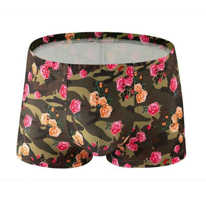 Multi-Color Rose Boxers - Premium Milk Silk, Comfortable & Breathable