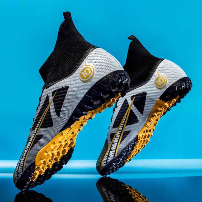 Men's High-Top Soccer Shoes - Breathable Comfort & Ankle Support - Buy Center