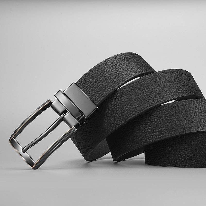 Boys Trend Advanced Texture Belt - Double-Sided, Rotatable Pin Buckle - Buy Center