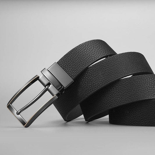 Boys Trend Advanced Texture Belt - Double-Sided, Rotatable Pin Buckle - Buy Center