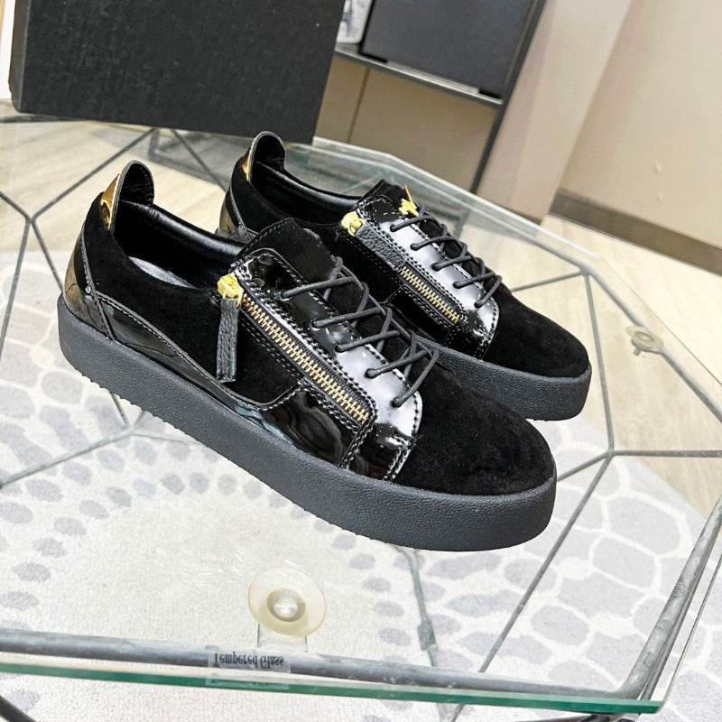 European Station Men's Cowhide Fashion Shoes - Casual Vulcanize Style 2025 - Buy Center