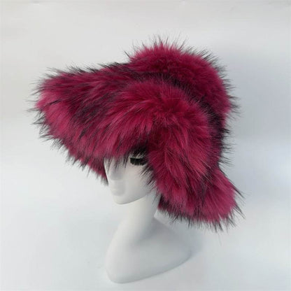 Fashionable Raccoon Fur Hat - Stylish Winter Accessory for Women 2025 - Buy Center