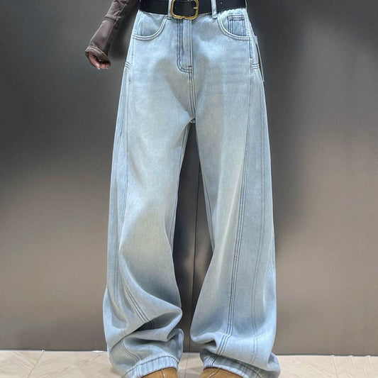 Drooping Slimming Wide Leg Pants - Stylish High Waist Loose Fit 2025 - Buy Center