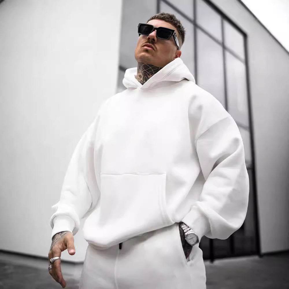Fall Winter Fashion Hoodie - Trendy English Letter Print for Men - Buy Center