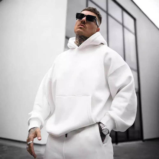 Fall Winter Fashion Hoodie - Trendy English Letter Print for Men - Buy Center
