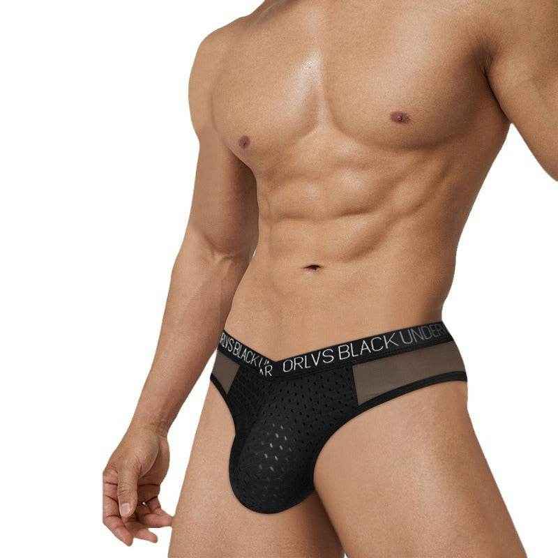 Men's Breathable Quick-Drying Panties - Comfortable Nylon Briefs for All Seasons
