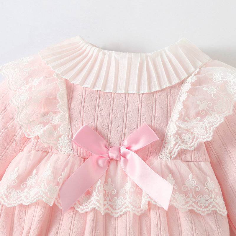 Newborn Autumn Jumpsuit - Long Sleeve Cotton Flower Girl Dress 2025 - Buy Center