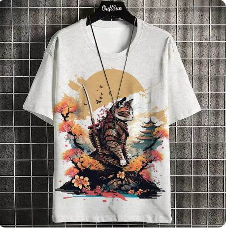Buycenter Men's Casual Summer Japanese Short Sleeve - Printed Styles Available - Buy Center