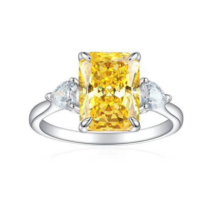Buycenter S925 Colorful Rhinestone Ring - Stylish Women's Jewelry - Buy Center