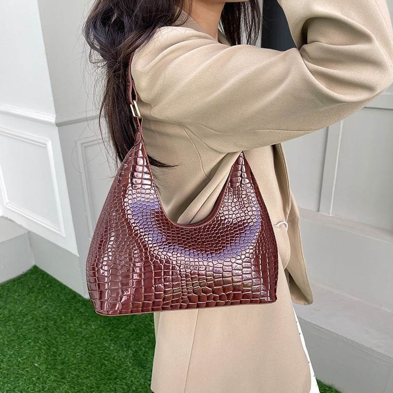 Fashion Stone Pattern Women's Shoulder Bag - Stylish PU Crossbody 2025 - Buy Center