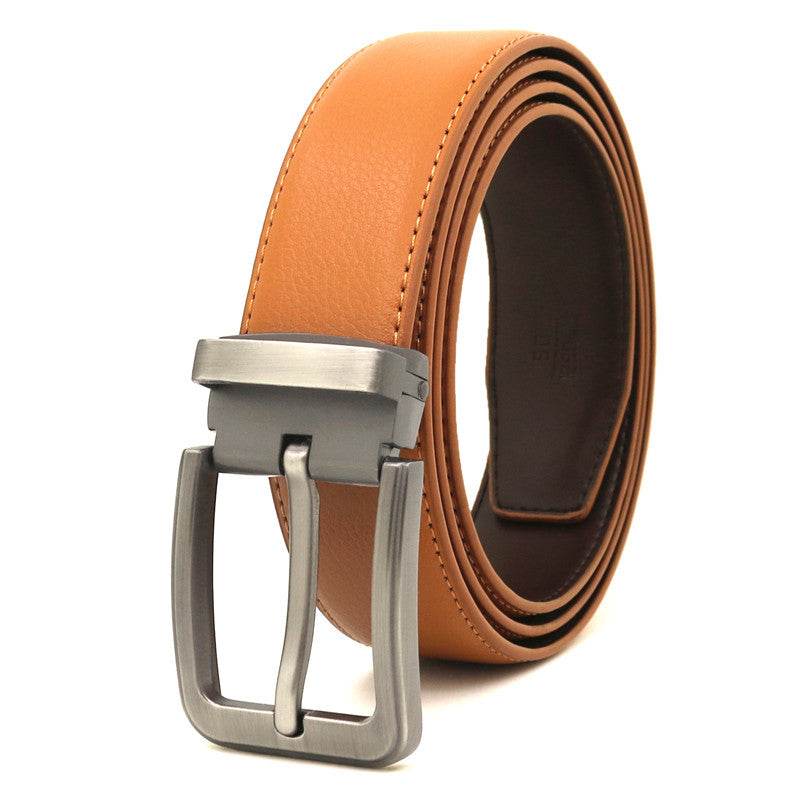 Men's Casual Pin Buckle Leather Belt - Stylish, Durable, Perfect Fit - Buy Center