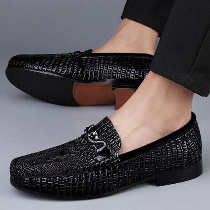 Buycenter Gommino Men's Leather Shoes - Soft Cowhide, Low Heel Design - Buy Center
