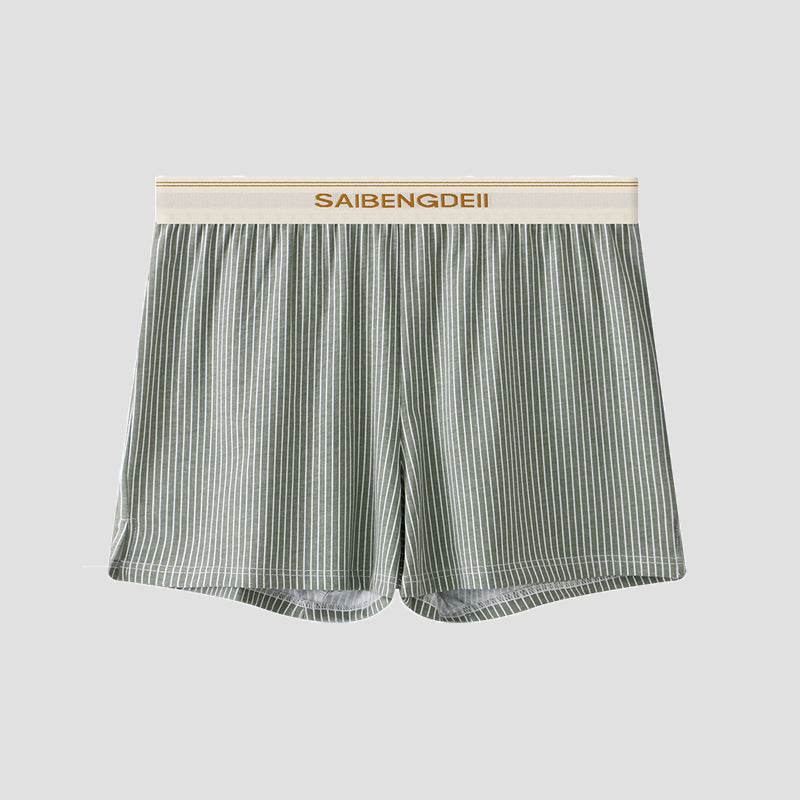 Men's Plus Size Cotton Stripes Boxer - Breathable & Comfortable Essential - Buy Center