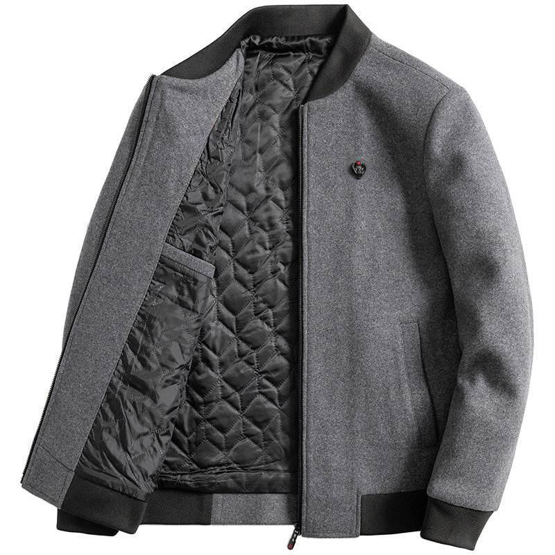 Woolen Top Cotton Baseball Uniform - Warm Stylish Parkas for Chilly Days - Buy Center