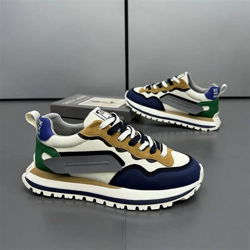 Buycenter Casual Lightweight Sneakers - Trendy Color Matching for Men - Buy Center