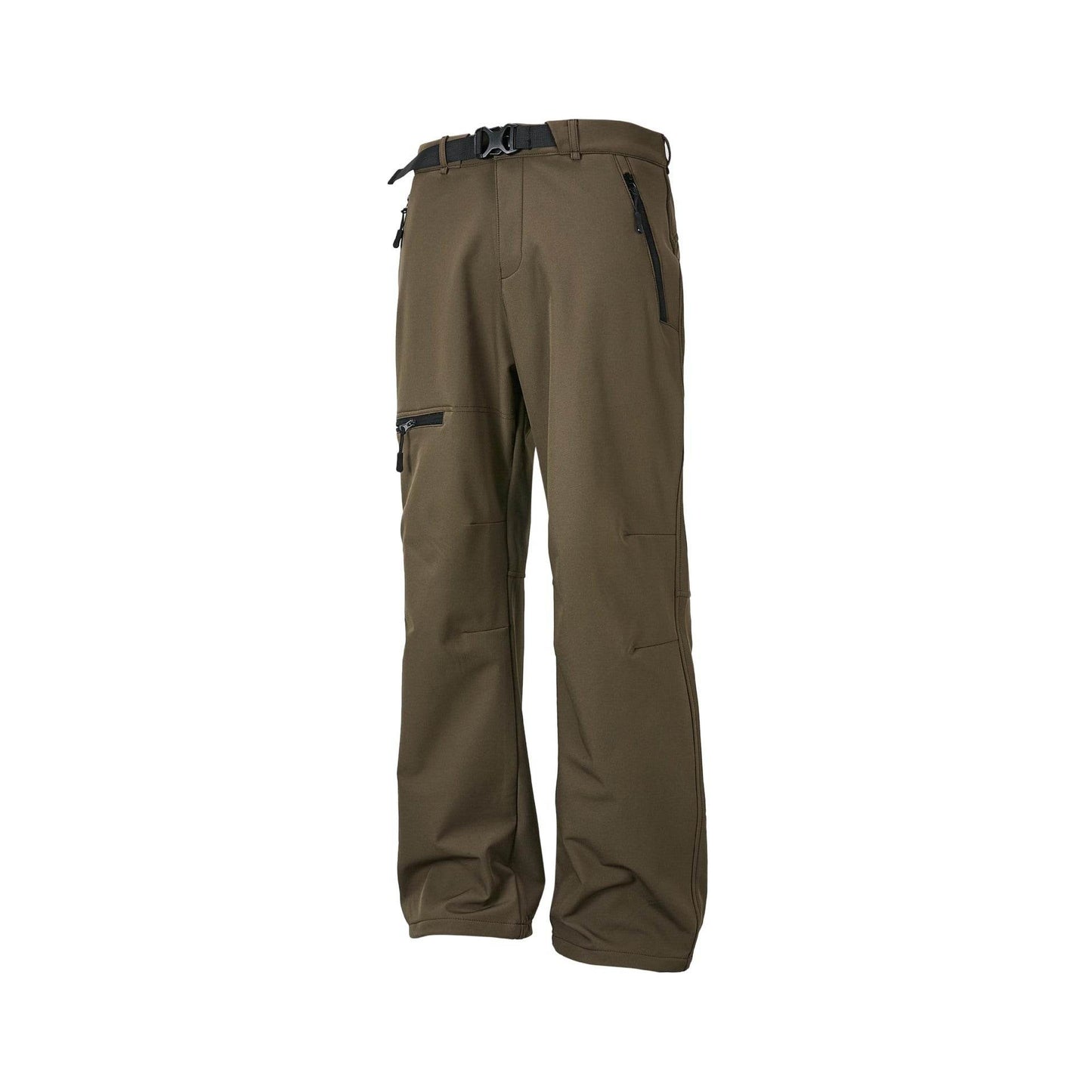 Fleece-Lined Casual Trousers - Mid Waist, Loose Fit for Winter Comfort - Buy Center
