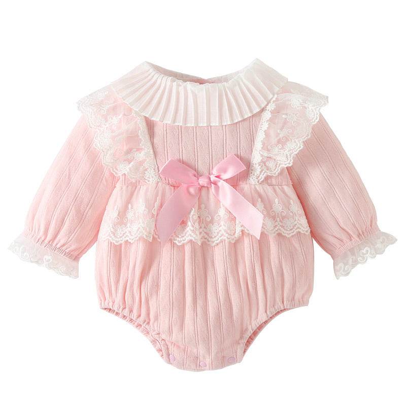 Newborn Autumn Jumpsuit - Long Sleeve Cotton Flower Girl Dress 2025 - Buy Center
