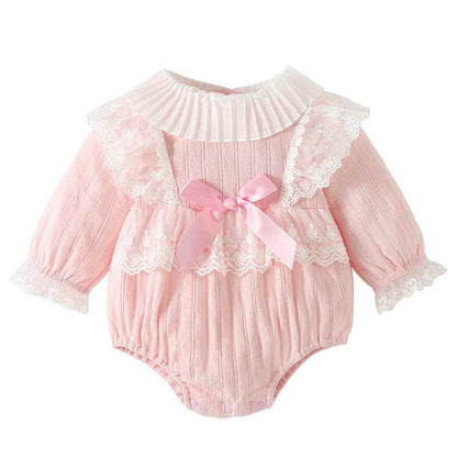 Newborn Autumn Jumpsuit - Long Sleeve Cotton Flower Girl Dress 2025 - Buy Center