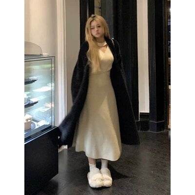 Soft Glutinous Sweater Coat for Women - Warm Cardigan in 4 Colors - Buy Center