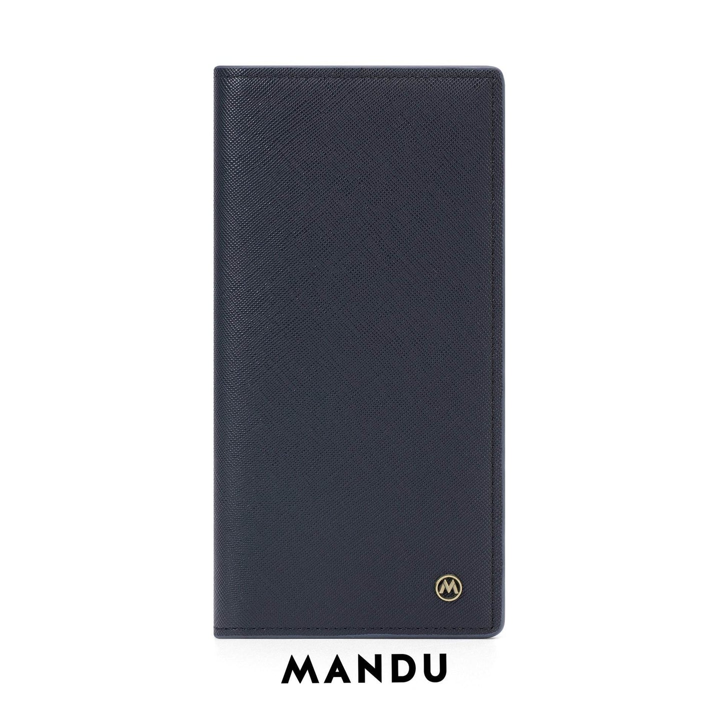 Men's Long Wallet - Stylish Cross Pattern, Ultra-Light and Wear-Resistant - Buy Center