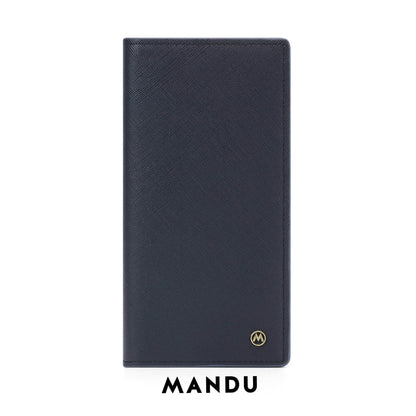 Men's Long Wallet - Stylish Cross Pattern, Ultra-Light and Wear-Resistant - Buy Center