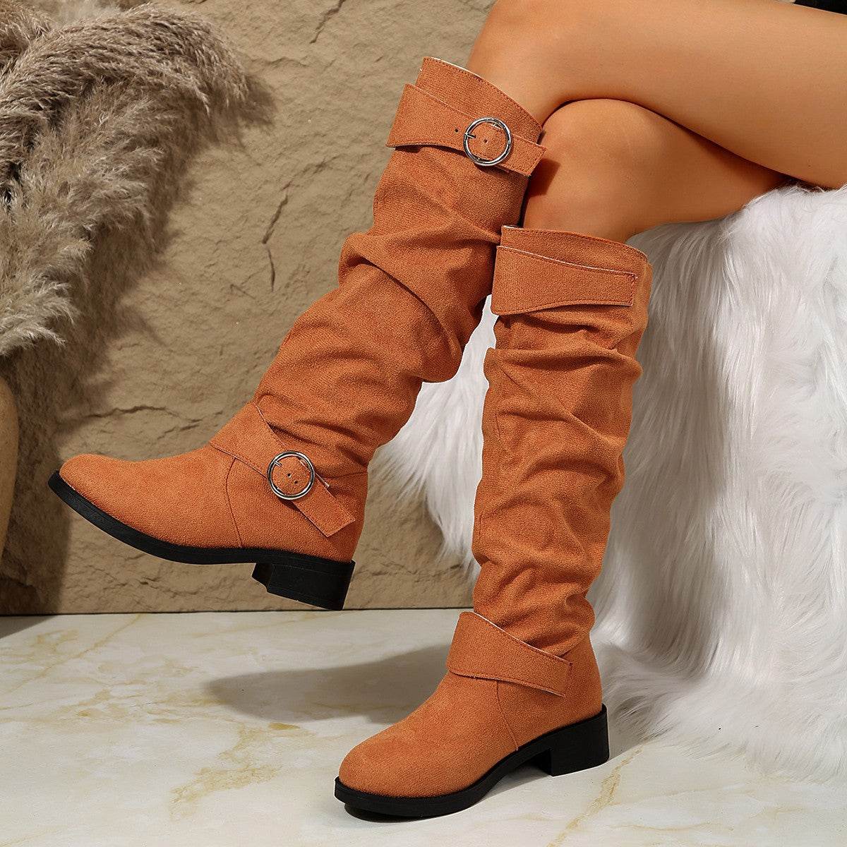 New Fashion Retro Boots for Kids - Stylish Round Head Design, Casual Look - Buy Center