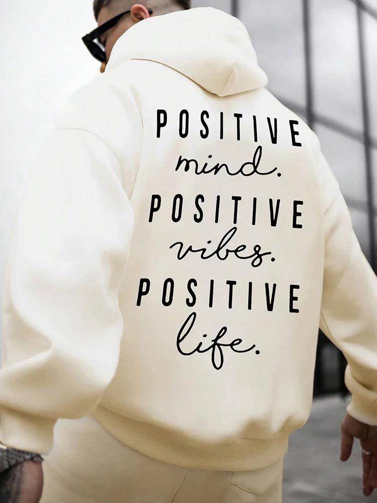 Fall Winter Fashion Hoodie - Trendy English Letter Print for Men - Buy Center