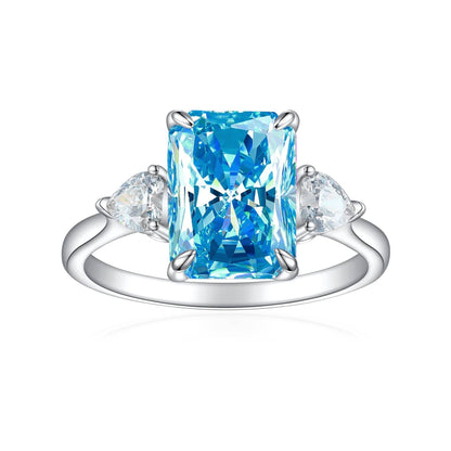 Buycenter S925 Colorful Rhinestone Ring - Stylish Women's Jewelry - Buy Center