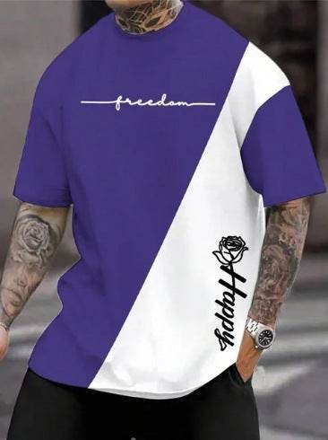 Buycenter Men's Casual 3D Digital Print Short Sleeve Shirt - Size XXS to 6XL - Buy Center