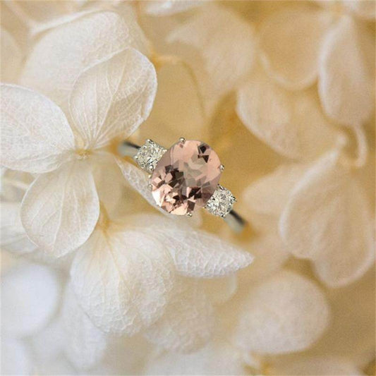 Buy Center Women's Oversized Aquamarine Ring - Stylish Alloy Jewelry - Buy Center