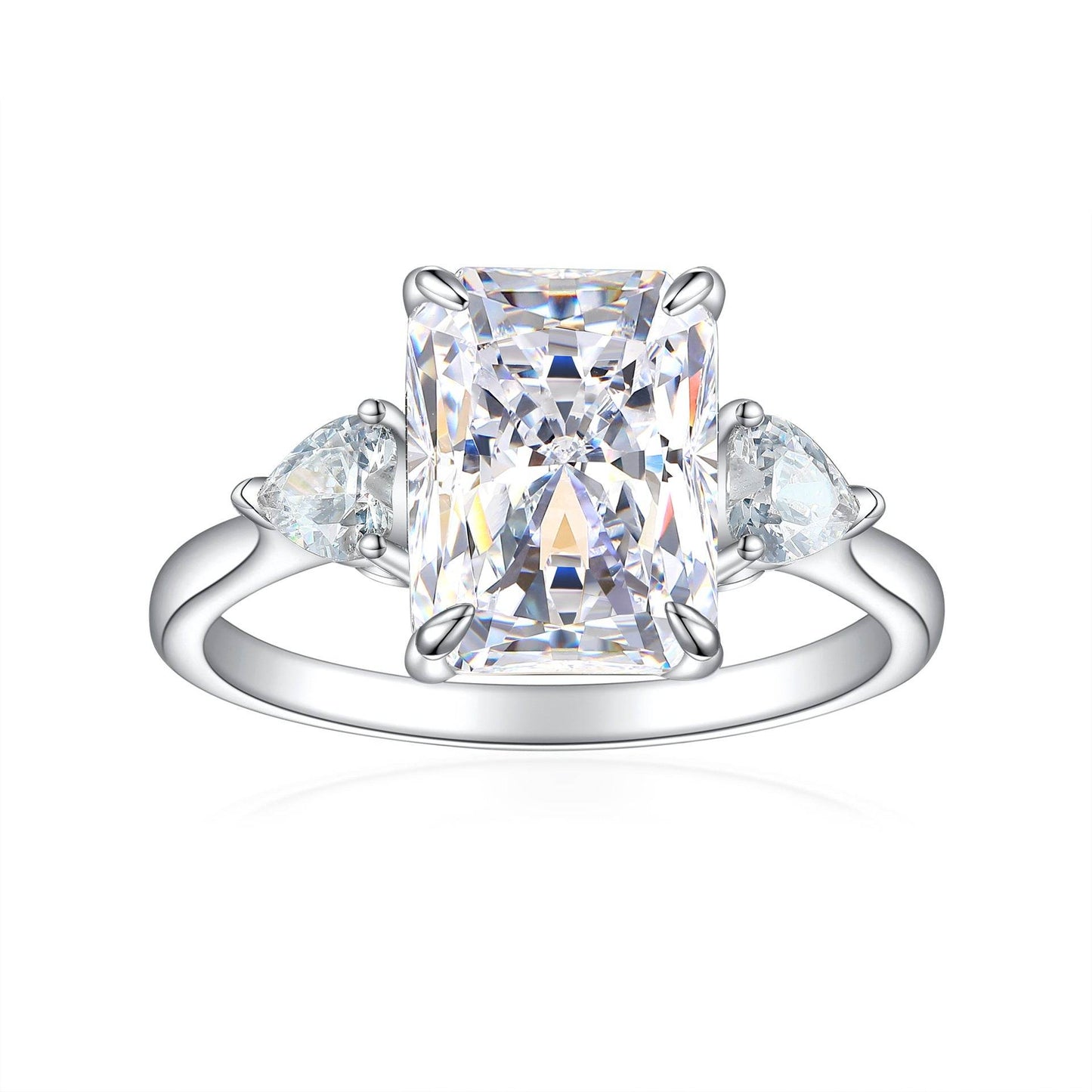 Buycenter S925 Colorful Rhinestone Ring - Stylish Women's Jewelry - Buy Center