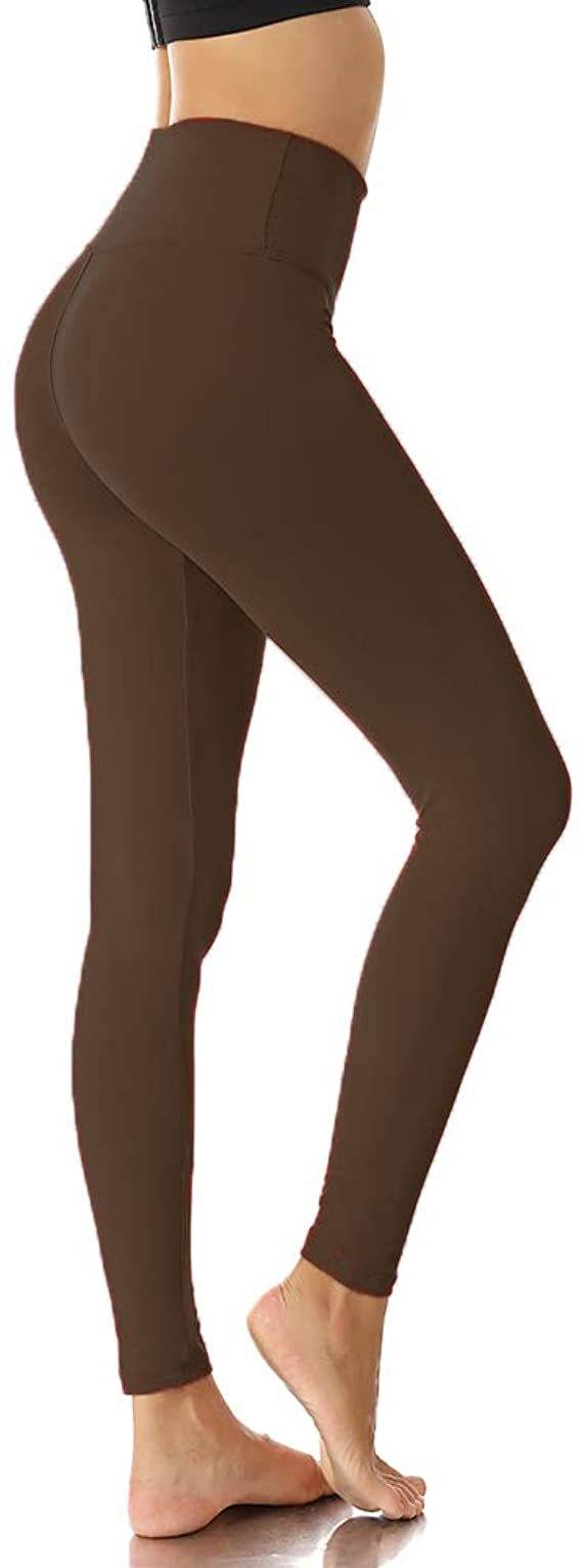 Solid Color High Waist Cropped Leggings - Stylish & Comfortable Fit - Buy Center