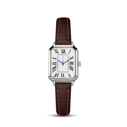 Artistic Silver Women's Quartz Watch - Thin Strap & Roman Dial Style - Buy Center