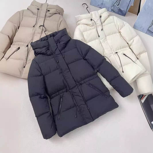 Women's Velvet Down Cotton Padded Coat - Stylish and Warm Winter Jacket - Buy Center