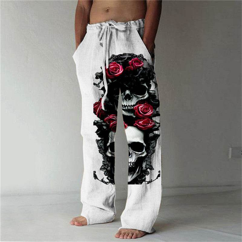 Men's Summer Beach Trousers - Stylish Geometric Patterns for Casual Comfort - Buy Center