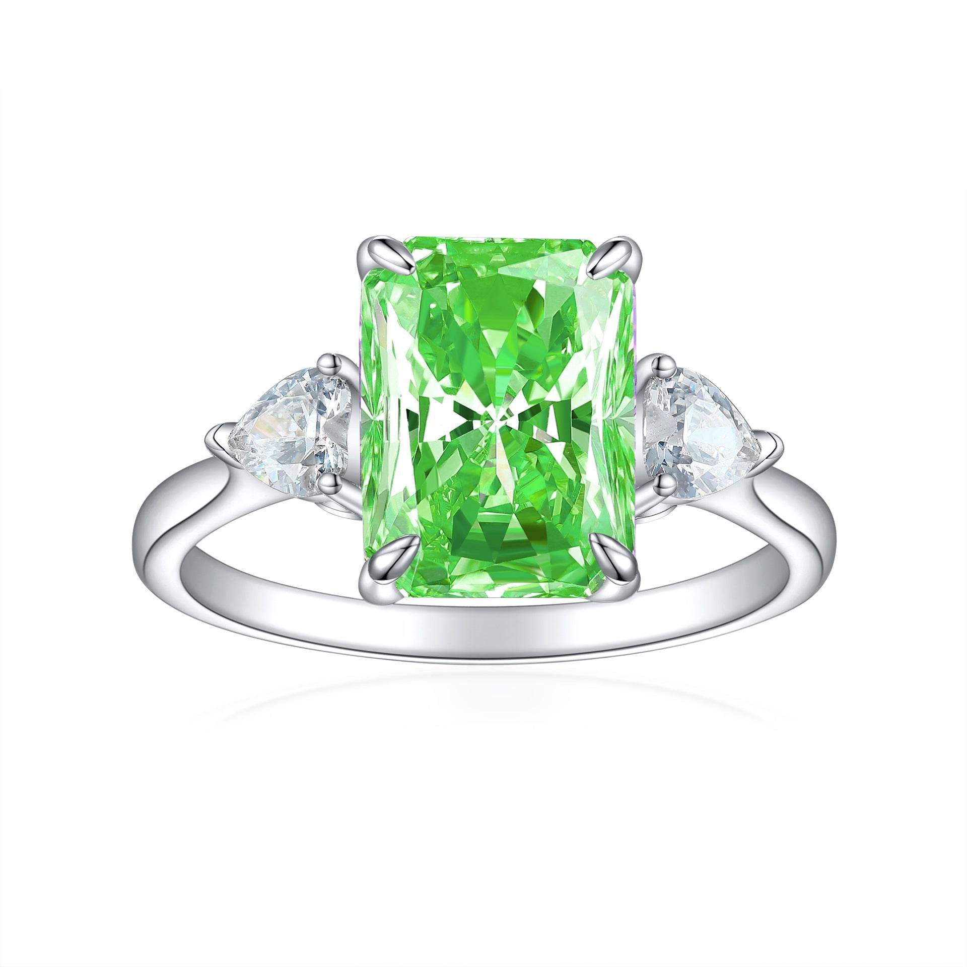 Buycenter S925 Colorful Rhinestone Ring - Stylish Women's Jewelry - Buy Center